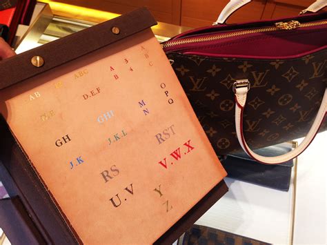 louis vuitton hot stamping symbols|louis vuitton customization.